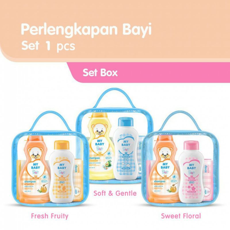 My Baby Set Perlengkapan Mandi Bayi - Tersedia Pilihan Aroma