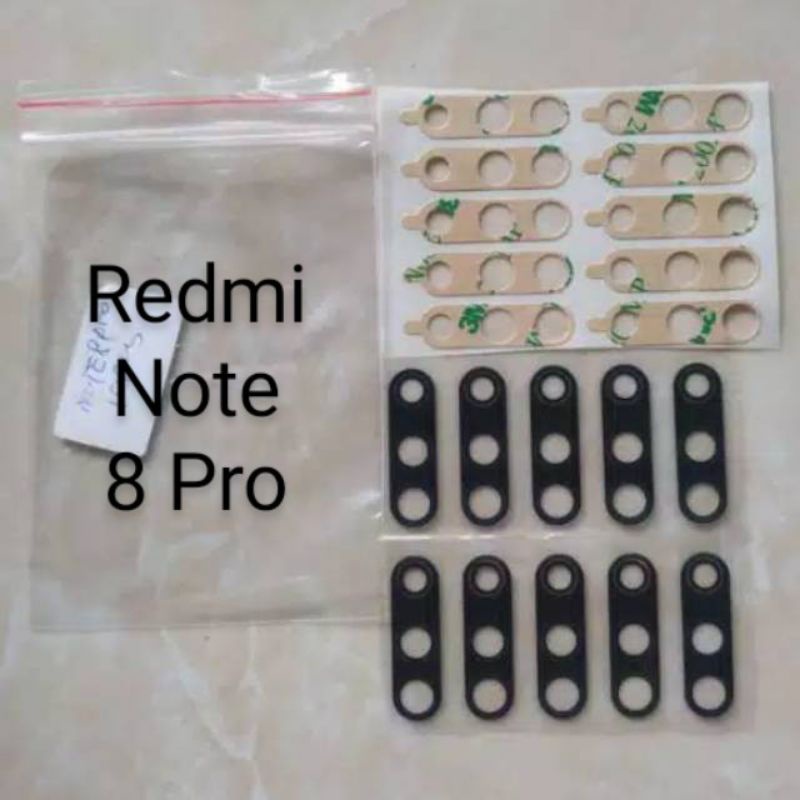 Lensa Camera Kaca Kamera Belakang Rear Camera Lens XIAOMI REDMI NOTE 8 Pro Original