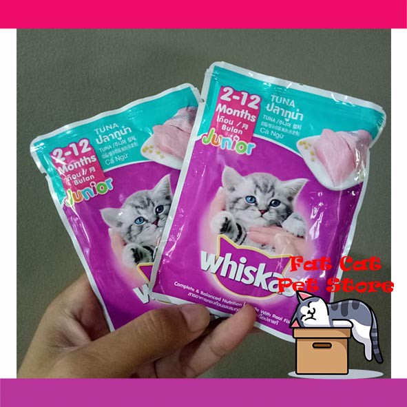 Wiskas kitten 85 gr WHISKAS JUNIOR POUCH / SASET All Variants (85gram)