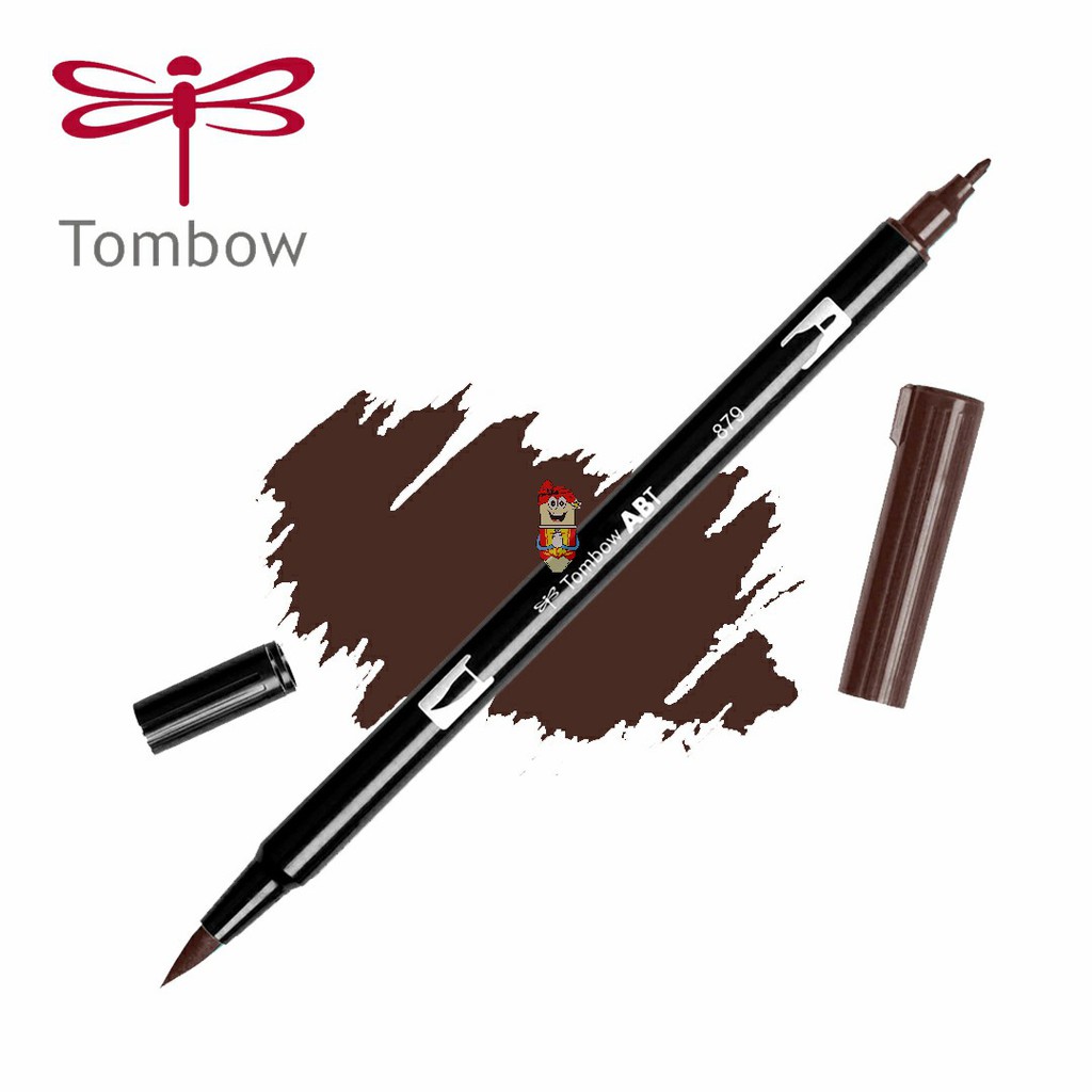 

Dual brush pen Tombow Art Marker ABT 879 Brown