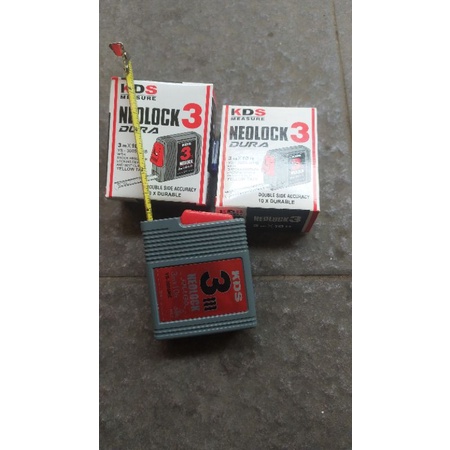 Meteran KDS 3 Meter Neolock Dura / Double Side Accuracy / Meteran 3m