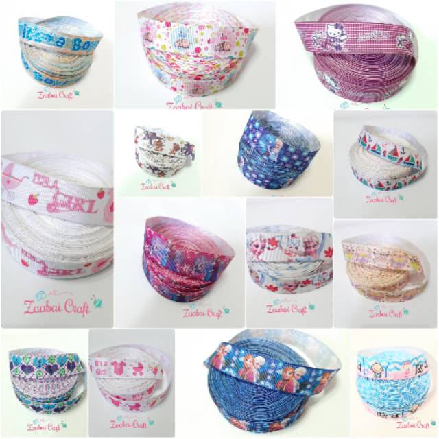 

PITA GROSGRAIN MOTIF LUCU 7/8