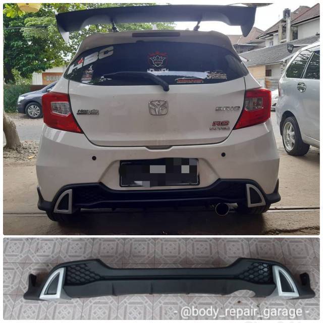 Bodykit belakang diffuser all new honda brio small rs concept