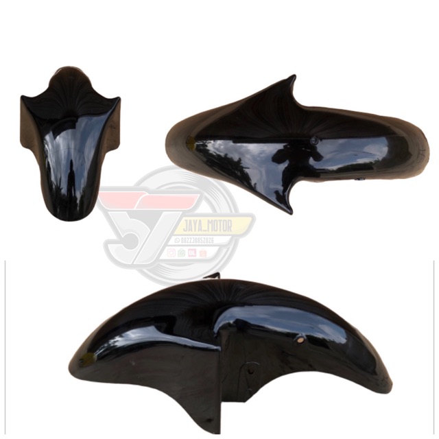Spakbor depan ninja R warna hitam Spakbor depan fariasi cb gl
