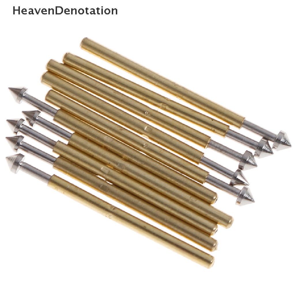 100pcs P75-E2 / E3 Spring Test Probe Pogo Pin 1.3 / 1.5mm Kepala Conical 1.0mm