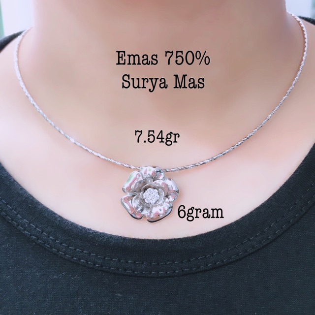 Kalung kawat dan liontin