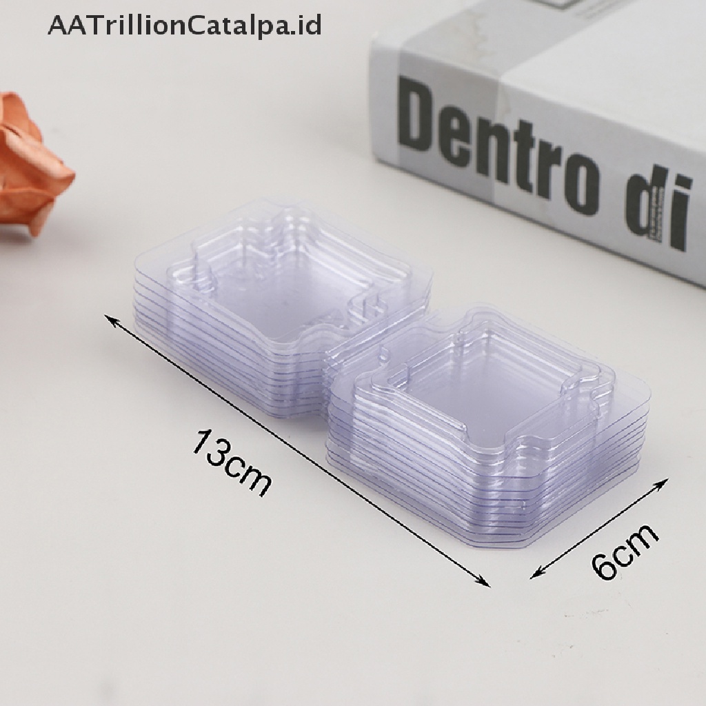 Aatrillioncatalpa 10Pcs Kotak Case Pelindung CPU Bahan Plastik