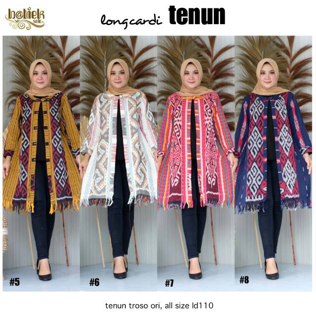 Tunik troso.tunik bahan tenun troso