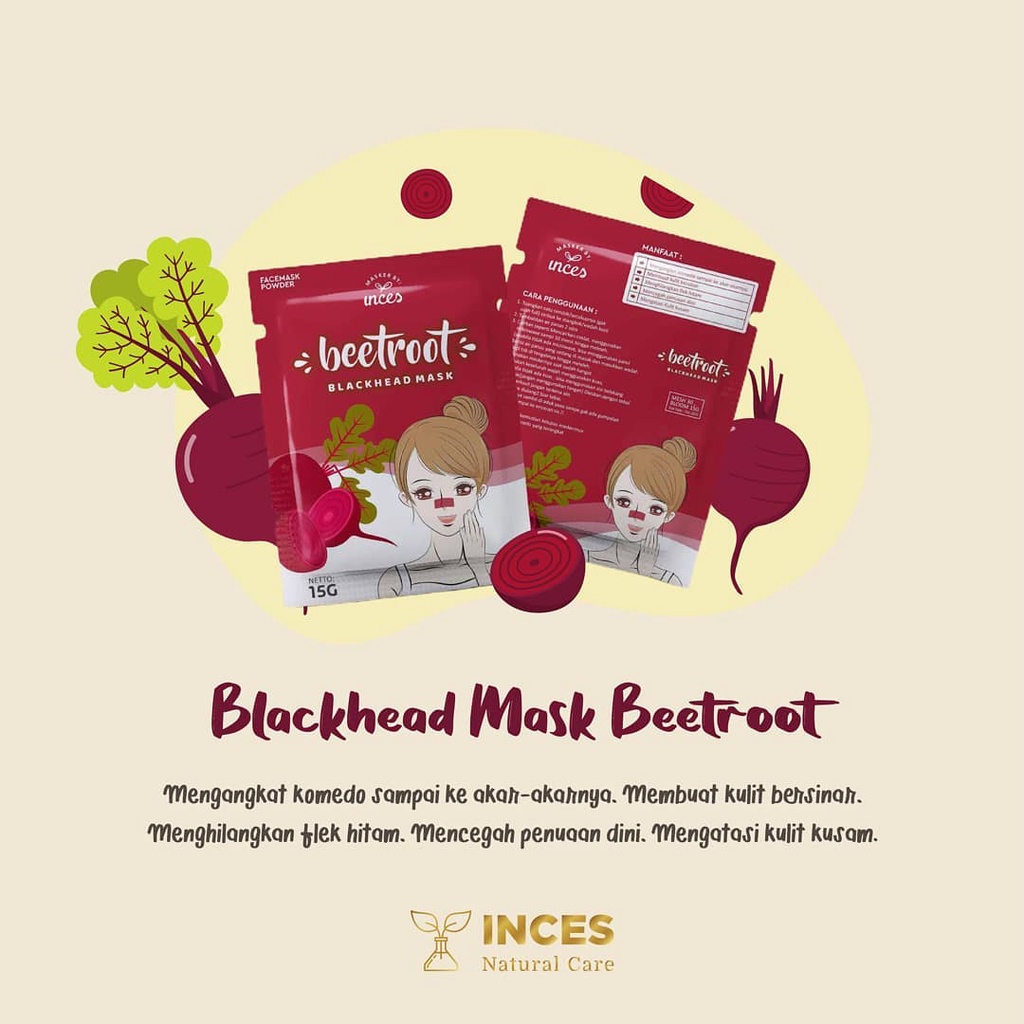 MASKER KOMEDO GELATIN SAPI HALAL 15 GRAM BY INCES