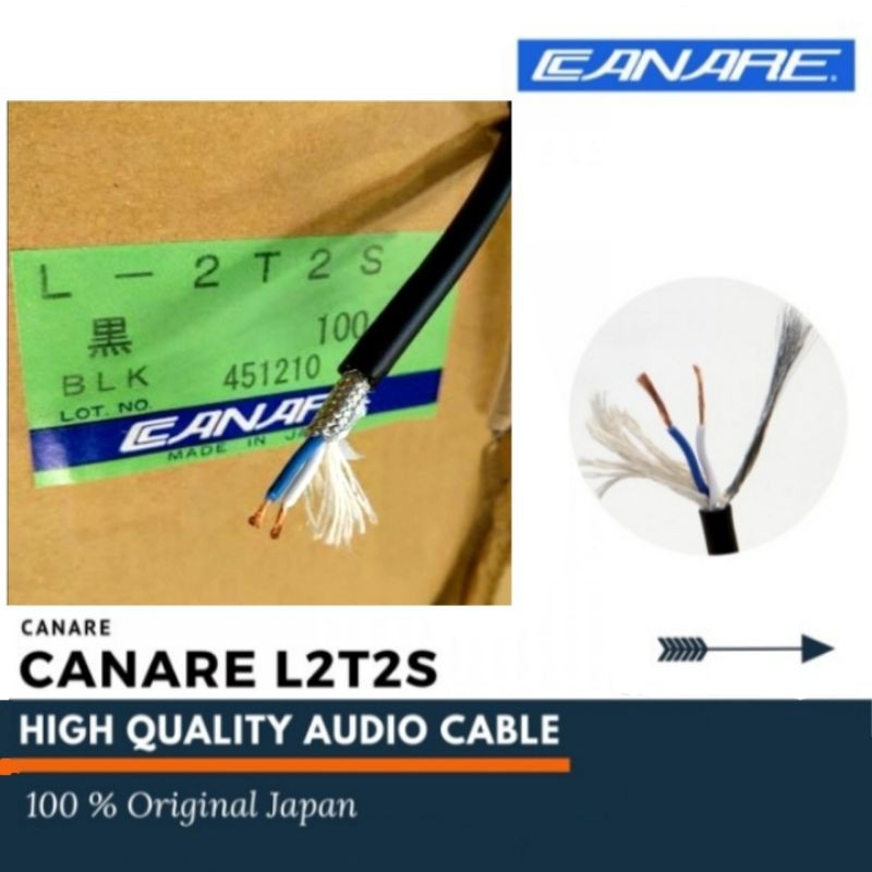 Kabel Canare L2T2S 80M kabel Audio Kabel Microphone