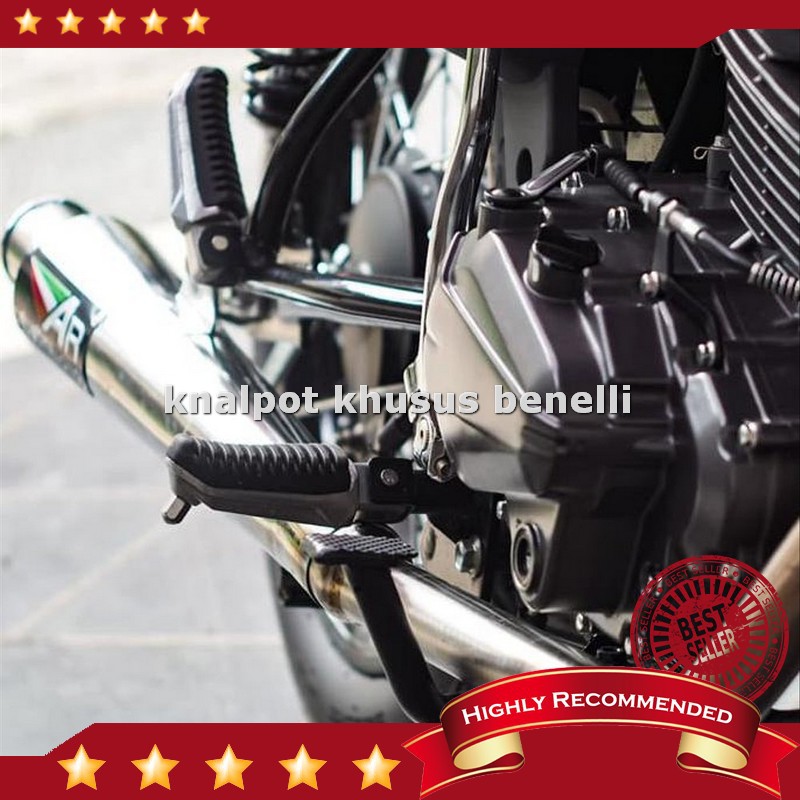 Murah Premium.. Knalpot Custom Untuk Benelli Motobi 152 Cafe Racer Full System