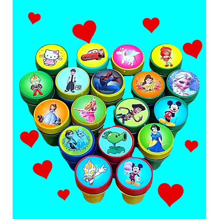 

stempel cap stamp karakter kartun anak murah 1 pcs