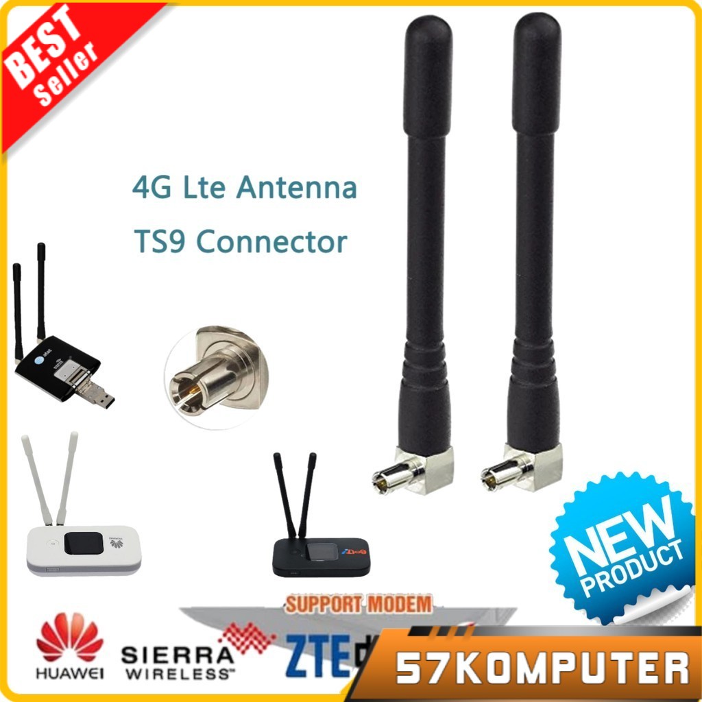 (1 Satu)Antena Eksternal Penguat Sinyal Mifi Terbaik Modem Wifi Huawei Bolt Sierra ZTE Vodafone