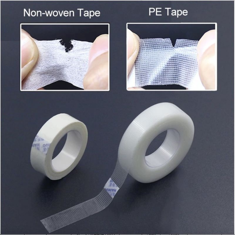 

PE Tape Plastik / Eyetape Eyelash / Lakban Kulit / Selotip Kulit /Micropore Paper Roll Micro Eyetape Isolatip Kertas Premium Plastik PE non-woven