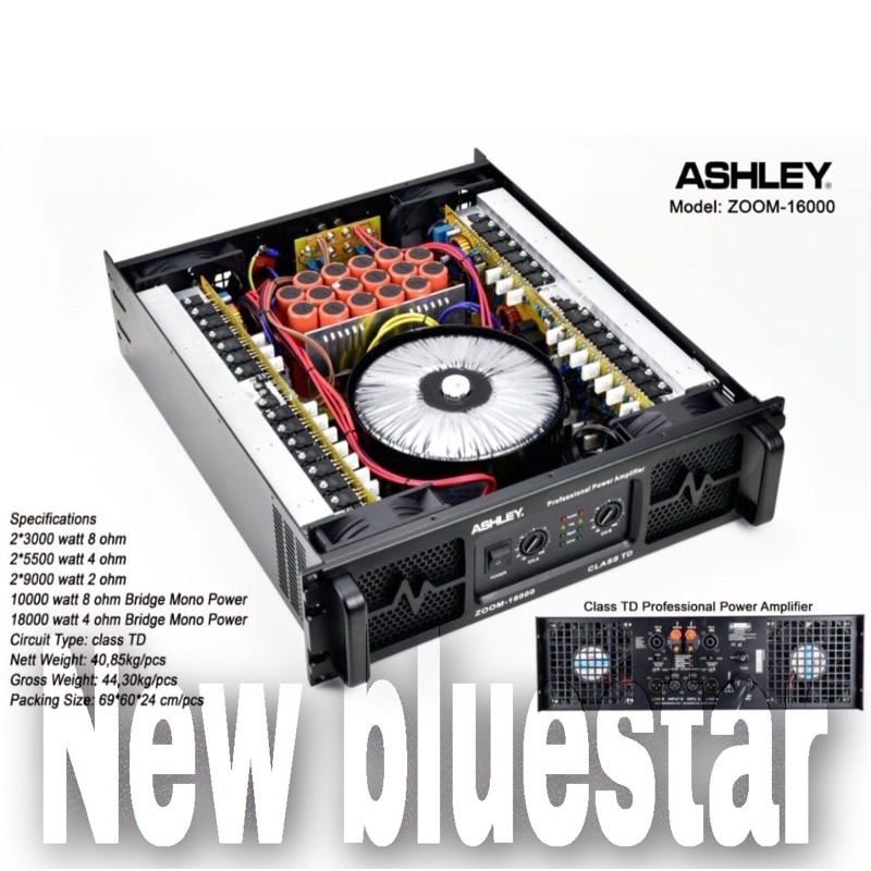 Power Ashley Zoom 1600 Amplifier Ashley Class TD