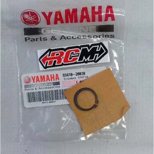 CIR CLIP KLIP CIRCLIP KANCING KANCINGAN GER GIR DPN DEPAN RXKING RX KING RXK RXS SPECIAL SPESIAL RXZ RZR ORI ORIGINAL YAMAHA YGP ASLI 93410-20038