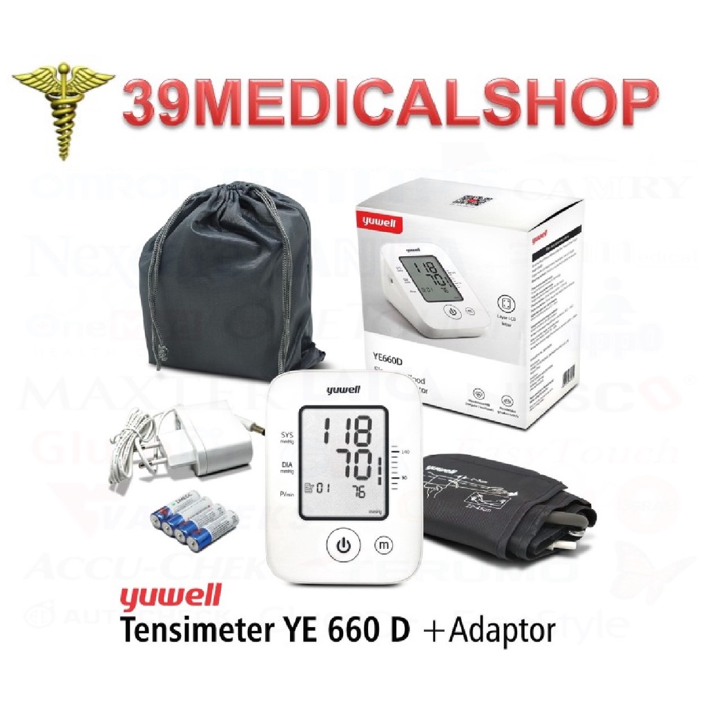 TENSI DIGITAL YUWELL YE660D ADAPTOR - TENSIMETER YUWELL YE 660D USB