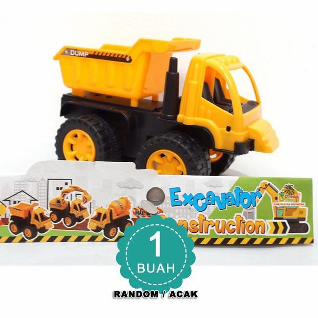 Mainan anak Truck Excavator Construction / Mobil Konstruksi Teknik Mobil Excavator Dump Roller