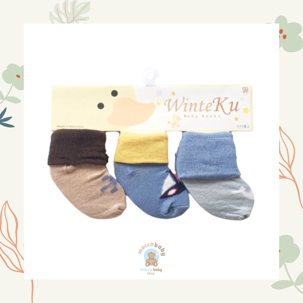 MBSS BISA PILIH MOTIF!!! WINTEKU Kaos Kaki Anak Bayi Non-slip Kaus Kaki Katun / Baby Socks P7