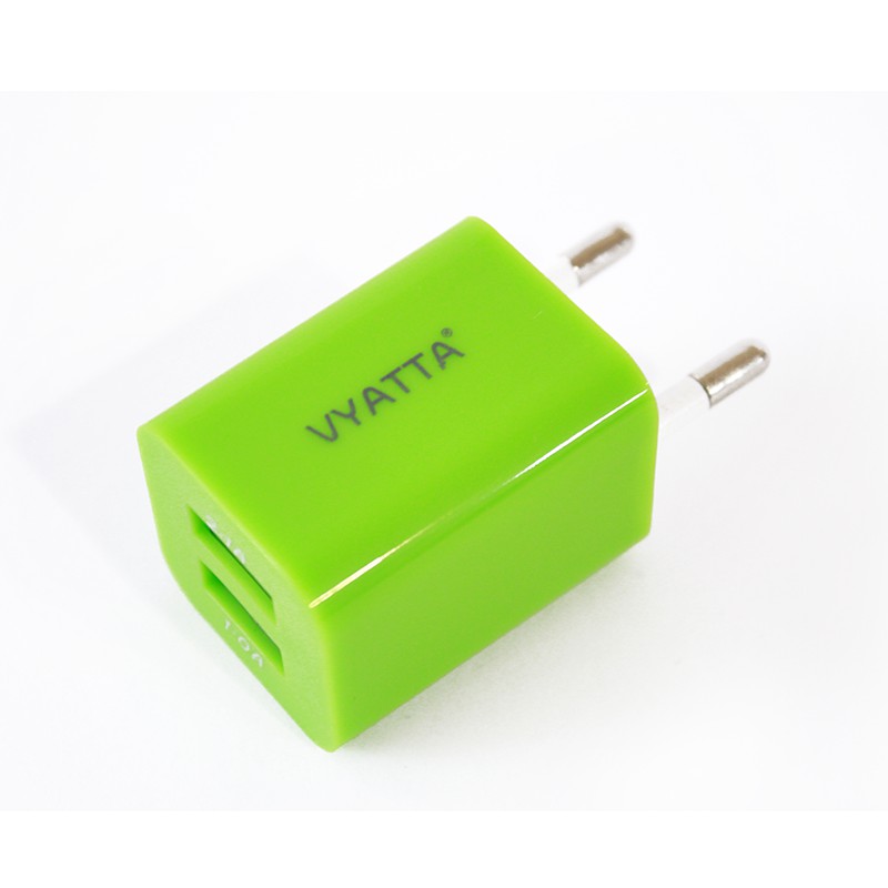 Vyatta Double USB Wall Charger Port Adapter 2.1A &amp; 1A 1 toples