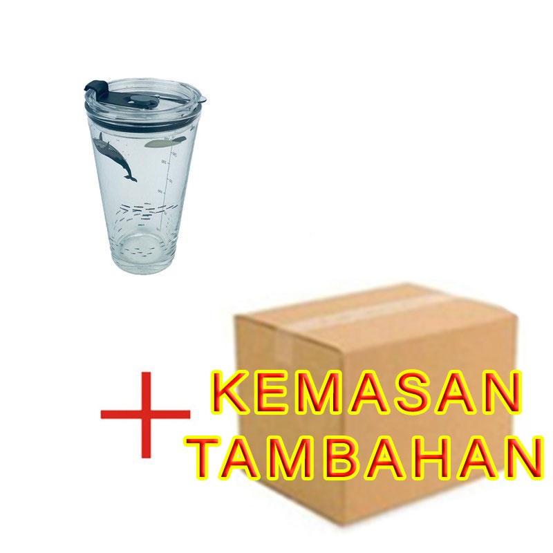 Gelas kaca * tumbler * Gelas ukur * Gelas Gambar lucu * 450ml-YS-19-4/PENGAMAN