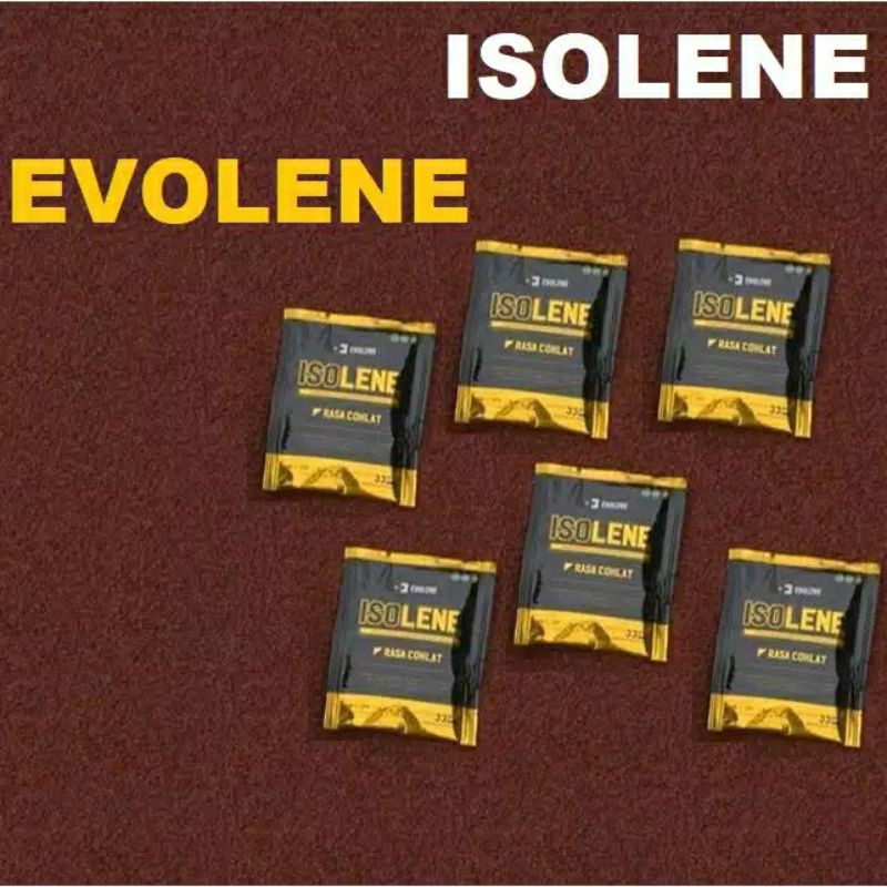 ISOLENE Isolate 1 Sachet | Evolene Isolate Rasa Coklat | Evolene Isolate Halal Bpom