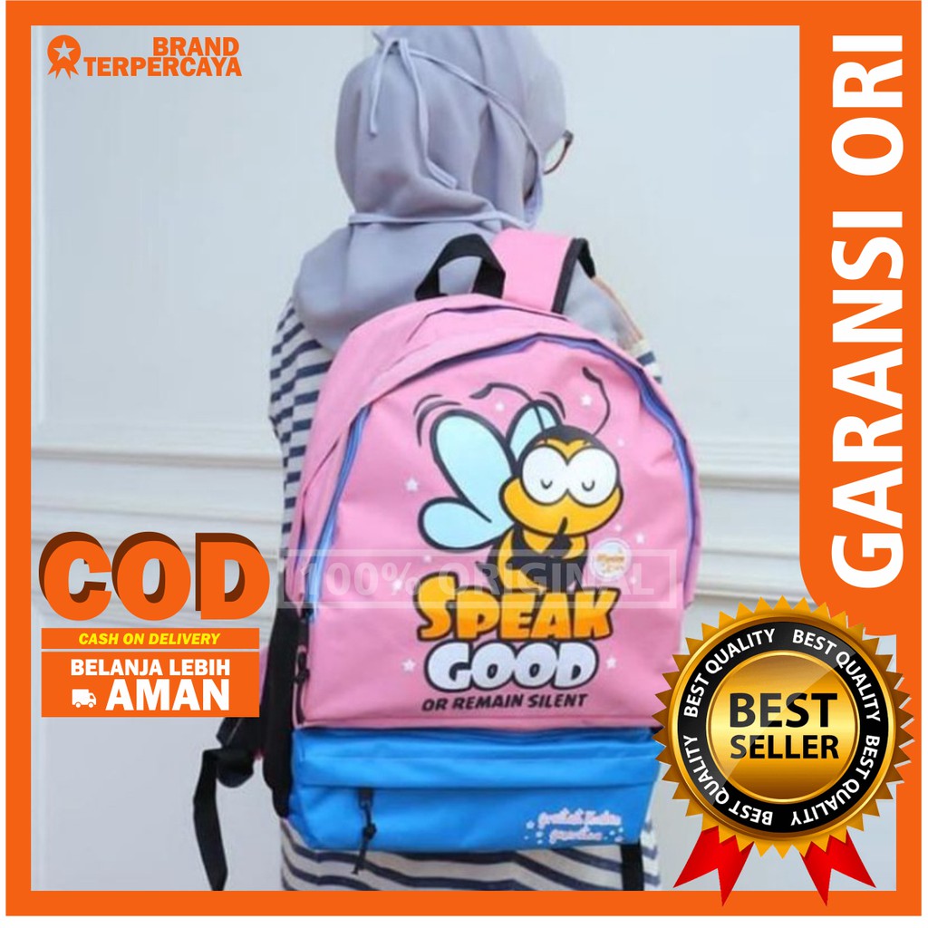 Tas anak cewek dan cowok bisa untuk TK SD SMP ori moslem kids