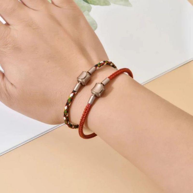 Gelang Tali Kawat Wire Rope Anti Air Untuk Chram Liontin Emas