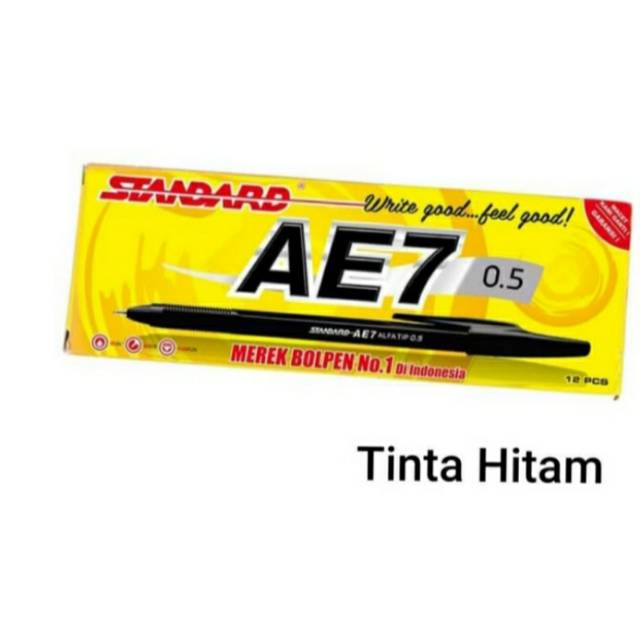 

pulpen AE-7 Standard tinta hitam