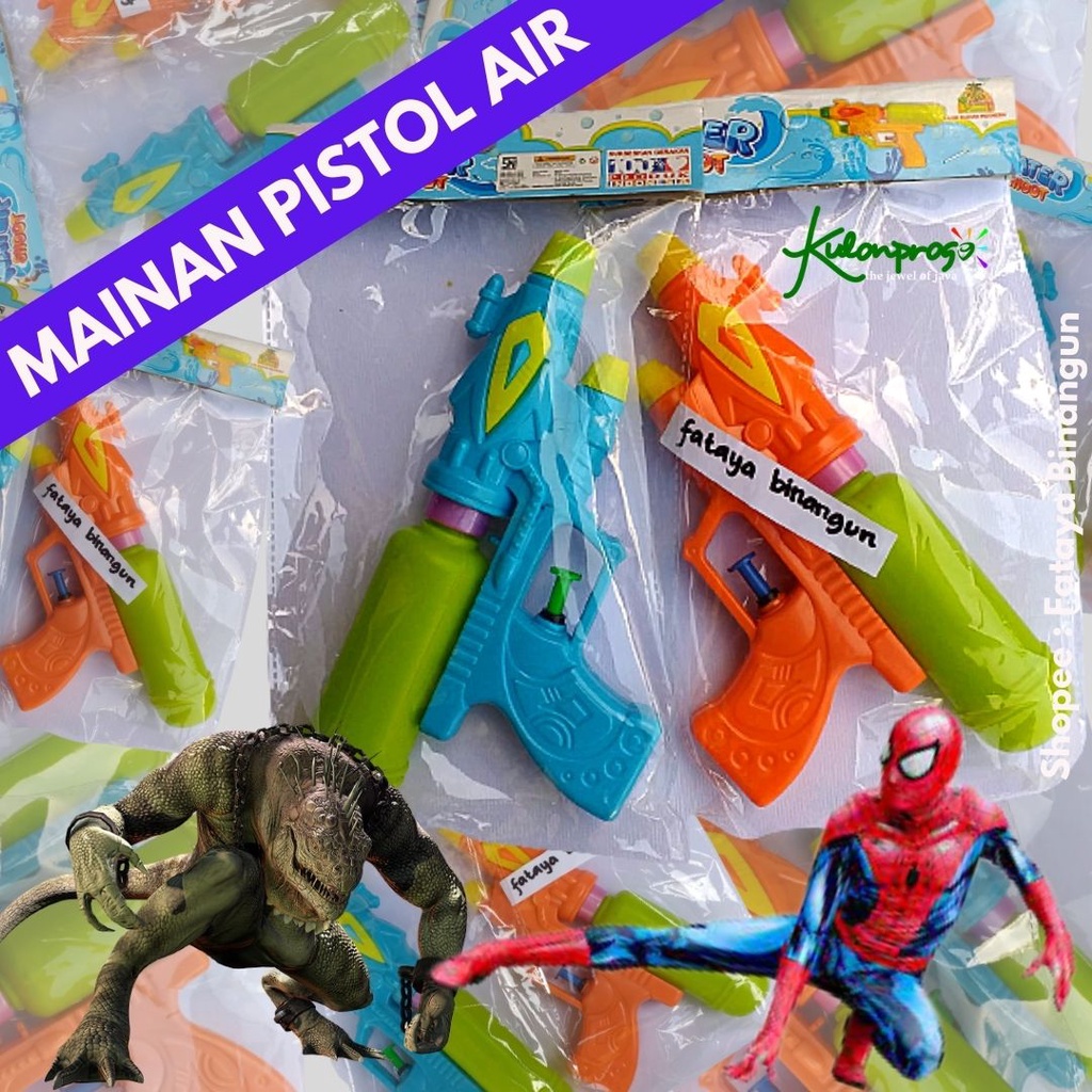 Mainan Tembak Tembakan Pistol Air Senapan Permainan Anak Laki Laki Cowo Cowok Action Figure Spiderma