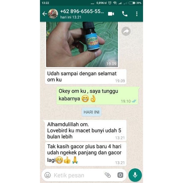 Gacor Plus Suplemen Multivitamin Semua Burung Berkicau Siap Tanding-1