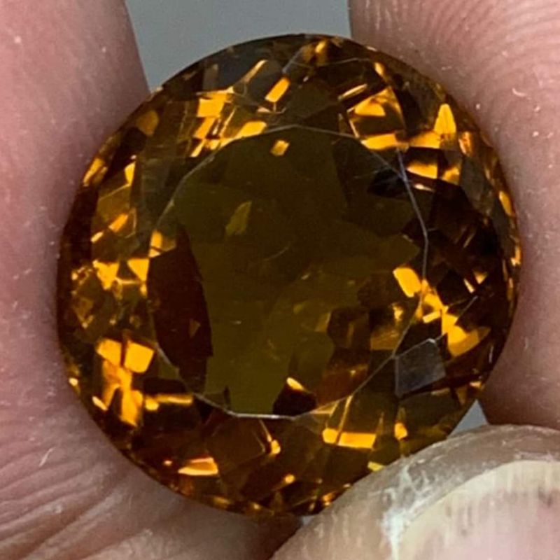 natural madeira citrin quartz