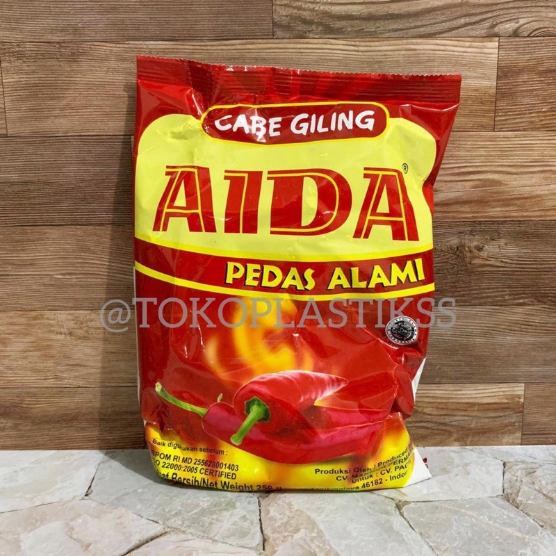 

AIDA Bubuk Cabe / Cabe Giling / Chilli Powder / Cabai 250gr