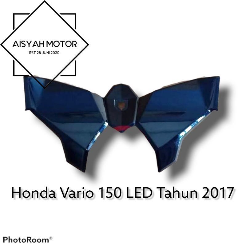 Bodi Halus Honda Vario 150 LED Warna Hitam Tahun 2017