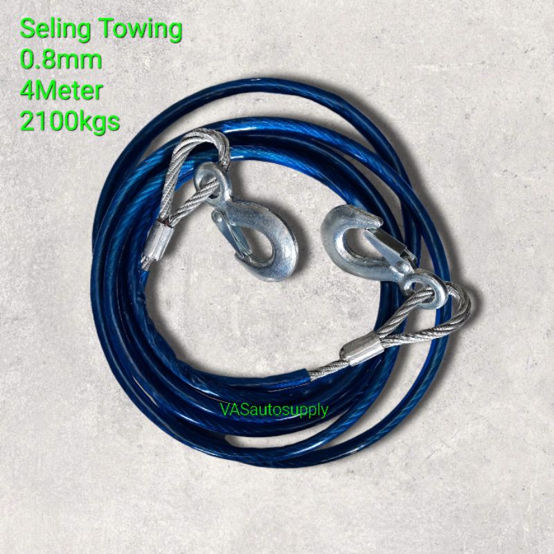 Seling Towing Mobil - Derek Mobil - Emergency Tow rope Steel