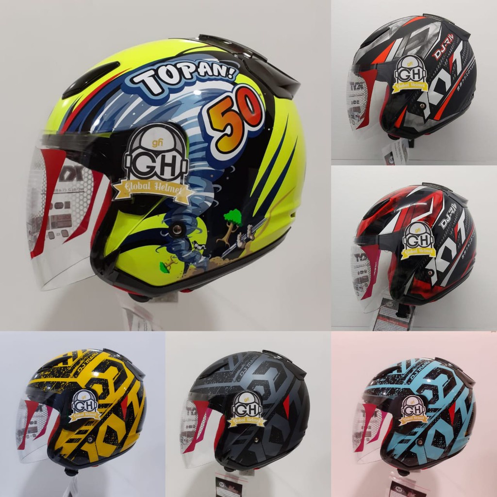 kyt dj maru original / helm kyt djmaru motif / kyt djmaru ori