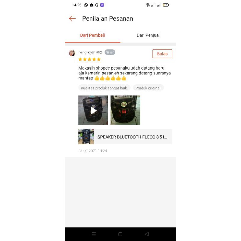 SPEAKER BLUETOOTH FLECO 8'5 INCH FL-995C//FREE MIC KAROKE + REMOTETt-3