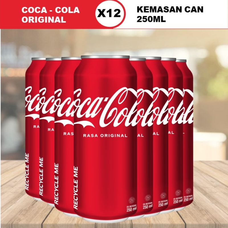 

Coca-Cola CAN 250 ML isi 24 CAN