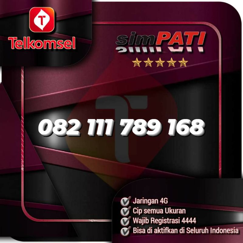 Nomor Cantik Telkomsel 789 168