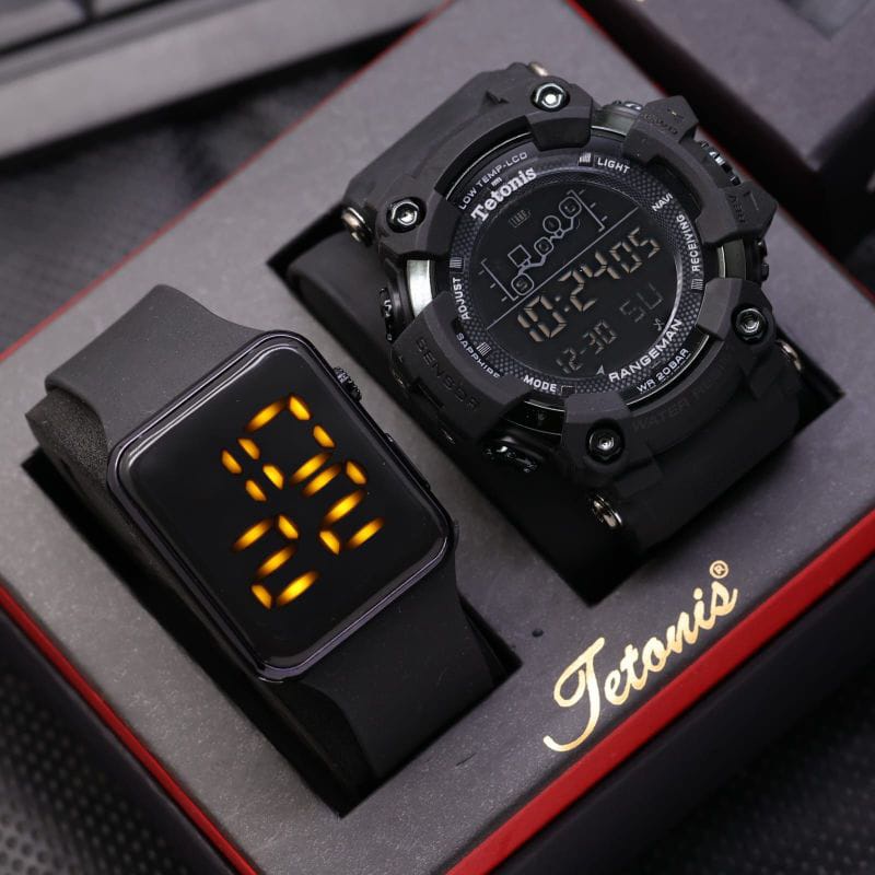Jam Tangan Pria Sport Tetonis. FREE Jam Tangan SMART