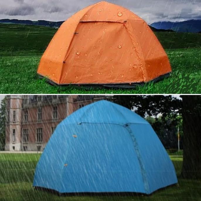Tenda Camping Otomatis 6-7 Orang Double Layer 06