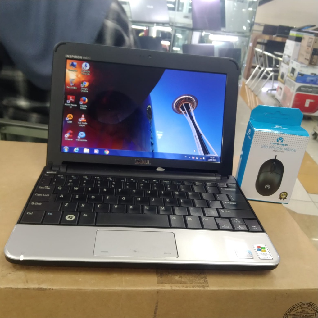 promo Laptop Notebook second seken bekas  DE  Inspiron mini 10 SSD 128 MULUS ZOOM SIAP PAKAI murah