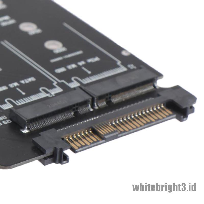 &lt; White3 &gt; Adapter SATA M.2 SSD Ke 2.5 &quot;SATA NVMe M.2 NGFF SSD Ke SFF-8639