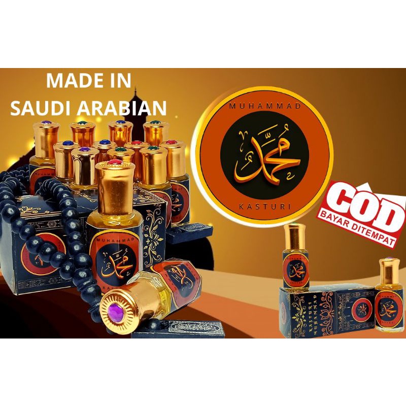 [Buy 2 Get 1 Free + Tasbih Dzikir] Kasturi Muhammad Original 100%