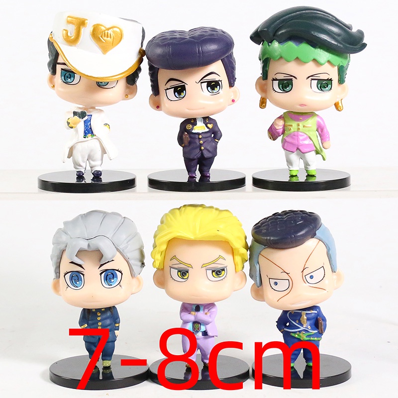 Figure Jojo JoJo's Bizarre Adventure Diamond is Unbreakable set 6 PCS