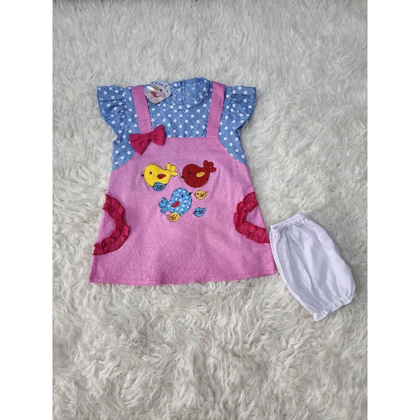 baju bayi perempuan dress baby girl jsv9