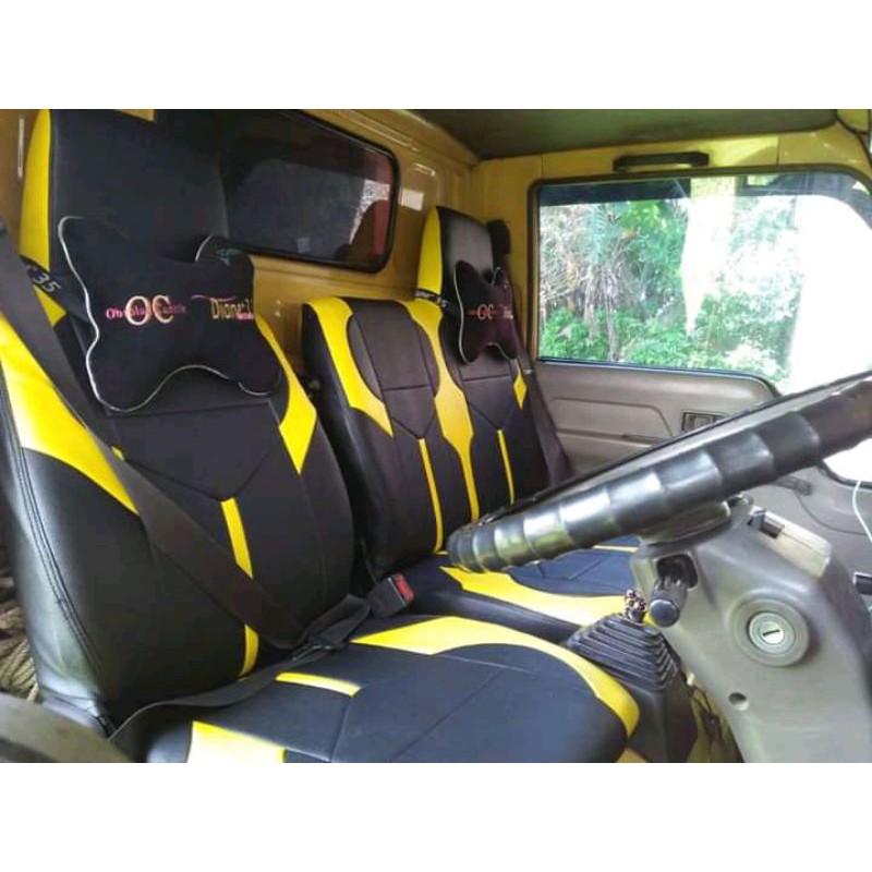 sarung jok  cover jok interior kulit jok variasi jok untuk truk canter