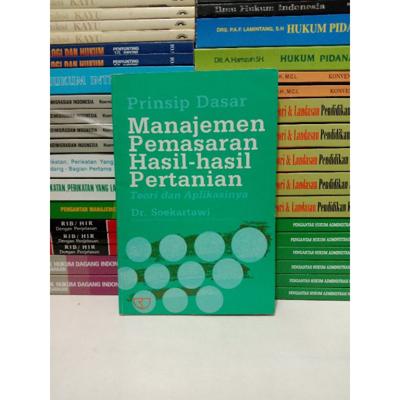 

PRINSIP DASAR MANAJEMEN PEMASARAN HASIL HASIL PERTANIAN TEORI DAN APLIKASI