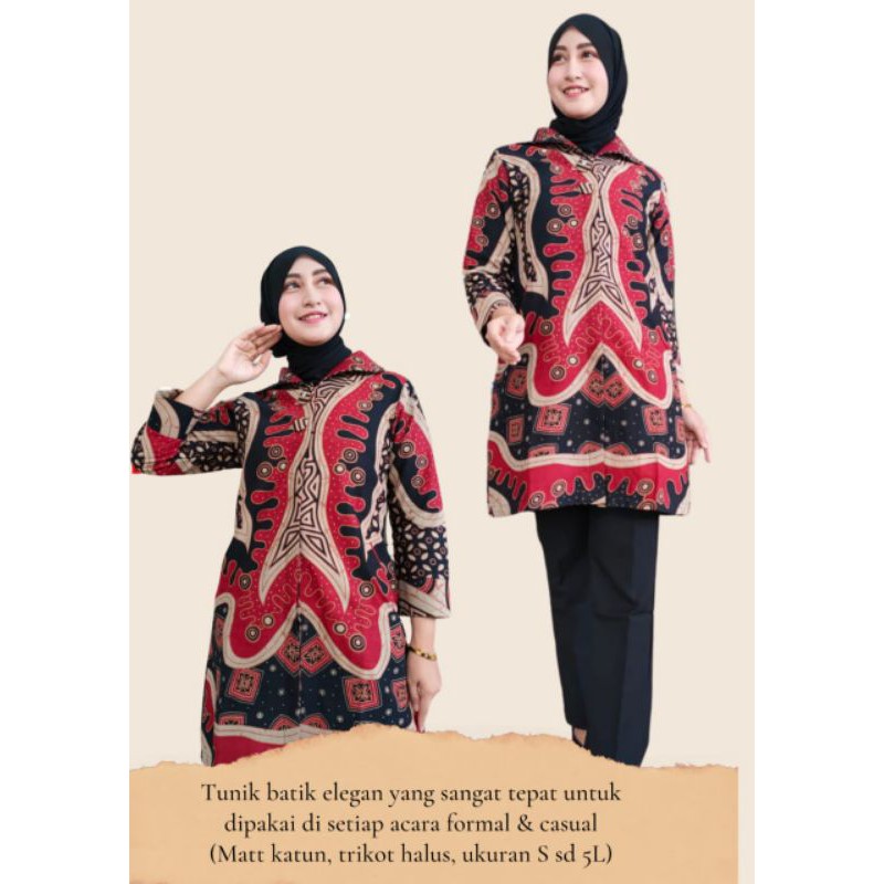 Tunik Batik Atasan Wanita