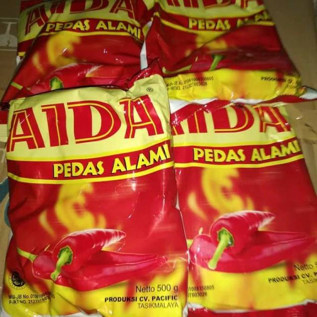 

Aida pedas alami cabe giling 500 gram
